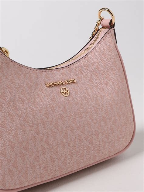 michael kors baby pink shoulder bag|Michael Kors small satchel bag.